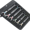 Wera Set De Clefs Plates, à Cliquet Et à Double Fourche Joker 6