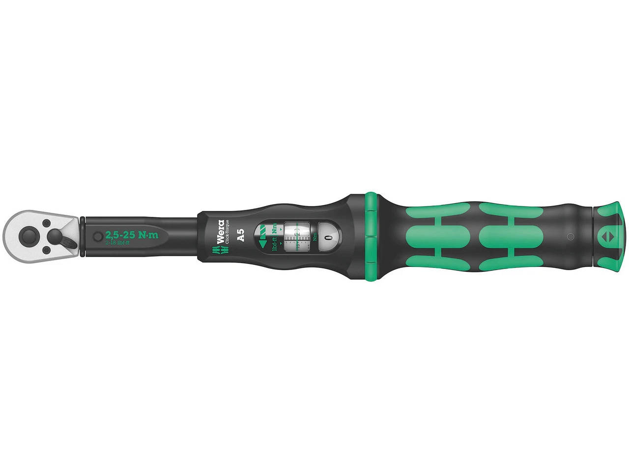 Wera Clef Dynamométrique à Cliquet Inverseur Click-Torque A 5