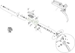 SRAM Pièces Détachées Pour Levier De Frein Guide RS (A1) (2015)
