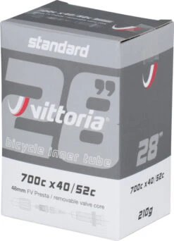 Vittoria Chambre à Air Standard Pour 28" 15 Vittoria Chambre à Air Standard Pour 28" -CycleFix Promos Soldes Magasin 438290